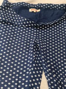 Polka Dot Blue Leggings