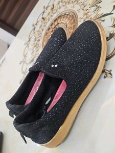 Black Walking Shoes