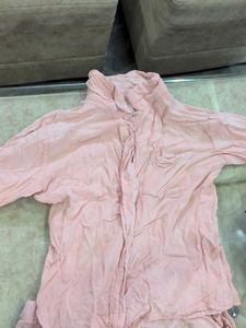 Pink Lounge Night Suit