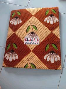 Single Bedsheet With Pillow Cover