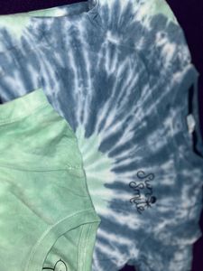 Combo Of Tie-Dye Graphic Tee For Girls