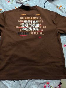 Brown t-shirt with tag