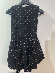 Cute Heart Print Dress