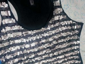 Mango Sparkling Sequin Tank Top
