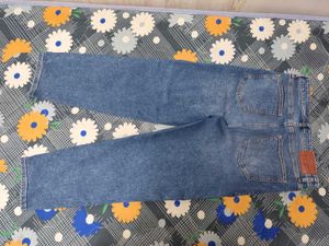Washed Blue Denim Jeans