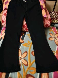Classic Black Flare Leg Jeans