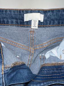 H&amp;M Flared Blue Denim Jeans