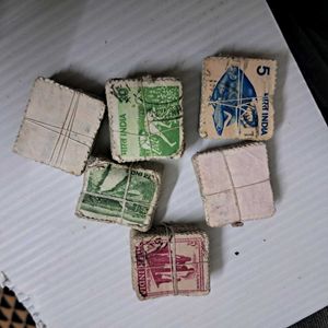 Vintage Indian Postage Stamps Collection