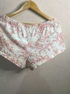 Floral Print Pajama Shorts