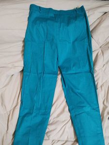 Teal Blue Ladies Pants(SIZE-3XL)