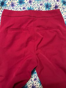 Zara Pink Straight Leg Trousers