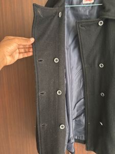 Levi's Black Wool Blend Coat