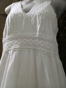 White Crochet Sundress