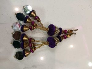 Purple & Gold Hair Accessories
