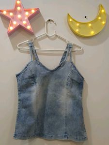 Denim Tank Top