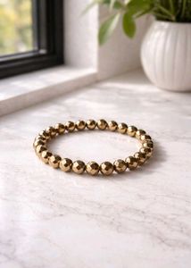 Gold Hematite Crystal Bracelet