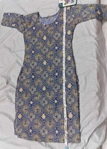 Elegant Blue Printed Kurta