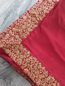 Elegant Red Dupatta for wedding and festive wear