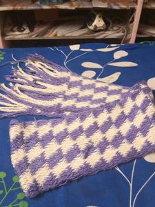 Handmade Houndstooth Scarf