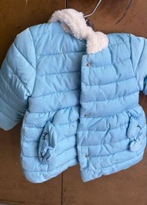 Baby Blue Puffer Jacket