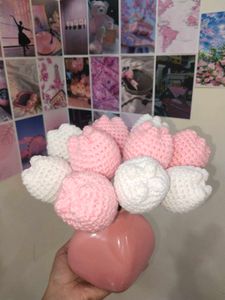 Set of 10 Crochet Tulips 🌷