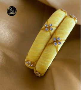 Elegant Silk Thread Bangles any one pair