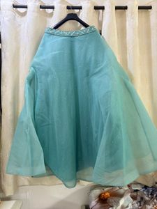 Stunning Teal Embellished Lehenga Choli