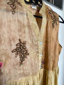 Beautiful Ethnic Yellow Kurta Set
