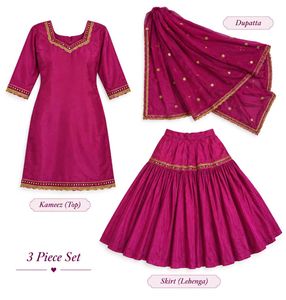 Magenta Lucknowi Gharara