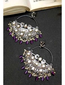 Elegant Peacock Design Hoop Earrings