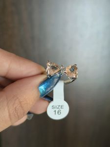 Y2K Coquette Bow Ring