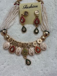 Beautiful necklace with earring, Rajasthani