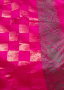 Pink Cotton Saree