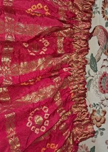 Beautiful Red Bandhej Lehenga 💃💃
