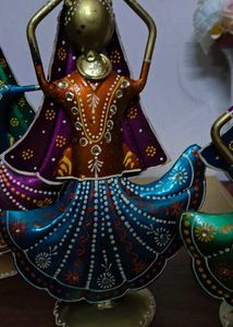 Kraftskala Colorful Indian Dancer Figurine