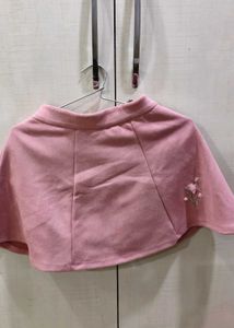 Girls Pink Skirt &amp; White Top Set
