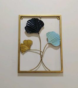 Set of 3 Leaf Wall Art Decor