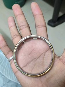 Elegant Rose Gold and Silver KaduBracelet
