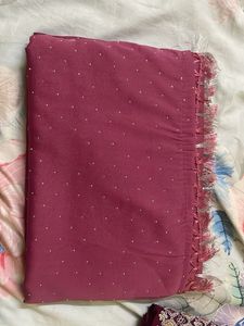 Embellished Silk Blend Saree