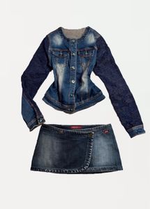 Lace Denim Jacket