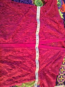 Pink Lace Cardigan