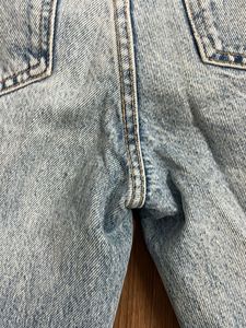 ZARA original ripped straight jeans