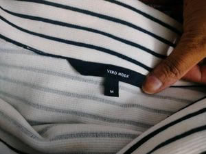 Striped Off-Shoulder Dress
