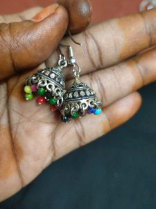 Combo Of 4 Pcs Earrings And One Long Chain