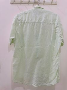 Men's Light Green Short Sleeve Shirt