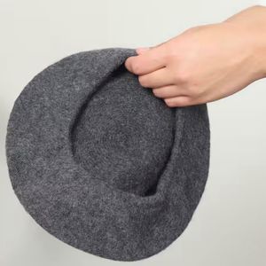 Stylish Grey Beret Hat