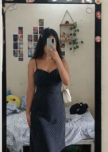 Striped Midi Dress