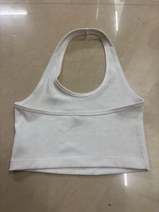 white halter neck