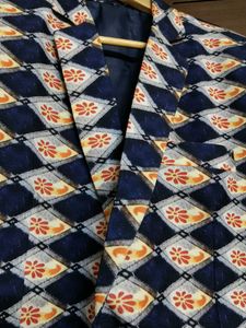 Multicolored printed Men's blazer