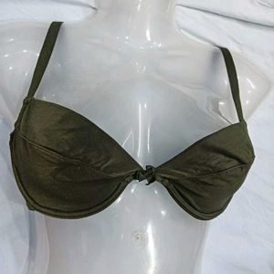 😍 Olive Green Padded Bra